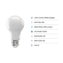 Feit A19 E26 (Medium) LED Bulb Daylight 100 Watt Equivalence 4 pk