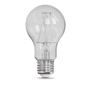 Feit A19 E26 (Medium) Filament LED Bulb Adjustable White 60 Watt Equivalence 2 pk