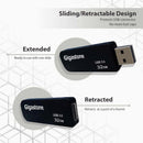 Gigastone Z30 Flash Drive 32 GB 1 pk