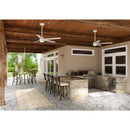Hunter Fan Burton 52 in. White Indoor and Outdoor Ceiling Fan