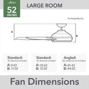 Hunter Fan Burton 52 in. White Indoor and Outdoor Ceiling Fan