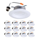 Halo Bright White 4 in. W LED Recessed Downlight 8 W
