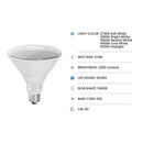 Feit PAR38 E26 (Medium) LED Dusk to Dawn Bulb Color Changing 100 Watt Equivalence 1 pk