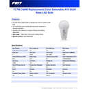 Feit A21 GU24 LED Bulb Adjustable White 100 Watt Equivalence 1 pk