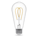 Feit ST19 E26 (Medium) Filament LED Bulb Soft White 60 Watt Equivalence 2 pk