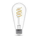 Feit ST19 E26 (Medium) Filament LED Bulb Soft White 60 Watt Equivalence 2 pk