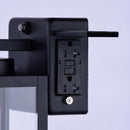 Dualux Textured Black Black Dusk to Dawn LED Porch Light