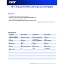 Feit 46 in. L White Hardwired LED Strip Light 2200 lm