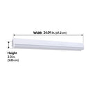 Feit 24.6 in. L White Hardwired LED Strip Light 2200 lm