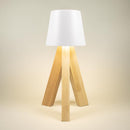 Bailey 10.6 in. Matte White Table Lamp