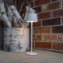 Hudson 14.2 in. Matte White Table Lamp
