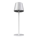 Denver 14.2 in. Matte White Table Lamp