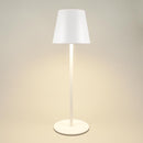 Denver 14.2 in. Matte White Table Lamp