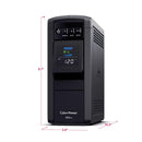CyberPower 5 ft. L 10 outlets Battery Backup/Surge Protector Black 1150 J