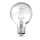 Feit G25 E26 (Medium) LED Bulb Adjustable White 60 Watt Equivalence 2 pk