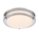 Westinghouse Lauderdale 3.5 in. H X 11 in. W X 11 in. L Brushed Nickel Silver Ceiling Fixture