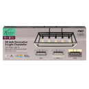 Feit Matte Black 5 lights Chandelier