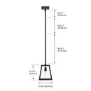Feit Matte Black 1 lights Pendant Light