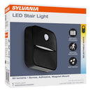 Sylvania Motion-Sensing Battery Powered LED Black Stair Light