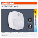 Sylvania Motion-Sensing Battery Powered LED White Security Wall Light
