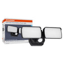 Sylvania Motion-Sensing Battery Powered LED Black Security Floodlight