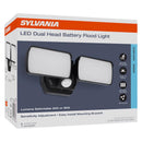 Sylvania Motion-Sensing Battery Powered LED Black Security Floodlight