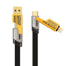 MonkeyZ 10ft. 4-in-1 Cable Charging Cable, Pack of 12