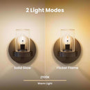 Feit B10 E12 (Candelabra) Filament LED Bulb Clear 2 Watt Equivalence 2 pk