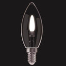 Feit B10 E12 (Candelabra) Filament LED Bulb Clear 2 Watt Equivalence 2 pk