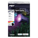 Feit Bluetooth-Enabled Motion Sensor Plug-In LED Black Smart-Enabled Spotlight