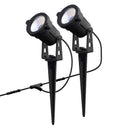 Feit Bluetooth-Enabled Motion Sensor Plug-In LED Black Smart-Enabled Spotlight