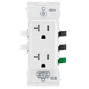 Leviton Lever Edge 20 amps 125 V White Outlet 5-20R 10 pk