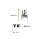 Wago 2 Port Push-In Wire Connector 100 pk
