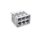 Wago 6 Port Push-In Wire Connector 5 pk