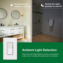 Lutron Diva with Night Mode for Dimmable LED Bulbs White 150 W 3-Way Dimmer Switch 1 pk