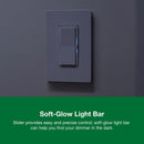 Lutron Diva with Night Mode for Dimmable LED Bulbs White 150 W 3-Way Dimmer Switch 1 pk