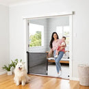 33 in. Tall X 71 in. W Retractable Baby Gate Black