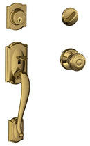 Schlage F60VADDXGEO716 Combination Lockset, Mechanical Lock, Knob Handle, Round Design, Aged Bronze, Yes, 1 Grade, Metal