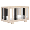 Yuzu 8-in-1 Convertible Crib with All-Stages Conversion Kits - Natural/Black