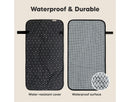 Portable Waterproof Diaper Changing Pad - Black