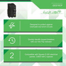 Square D QO 15 amps Plug In 2-Pole Circuit Breaker
