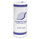 GEN Kitchen Roll Towels, 2-Ply, 11", White, 85/Roll, 30 Rolls/Carton - GEN1797
