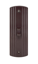 Leviton 10 amps Single Pole Toggle Switch Brown 1 pk