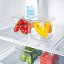 2pk Small Produce Bin Fridge Bin with Lid