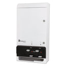 Hospeco Evogen Feminine Hygiene Dispenser, Metal, 14" X 7.75" X 26.25", White - HOSEV1FREE