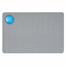 Quartet Push-Pin Bulletin Board, Fabric/Fiberboard, 24"H x 36"W, Light Blue - 7683BE