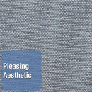 Quartet Push-Pin Bulletin Board, Fabric/Fiberboard, 24"H x 36"W, Light Blue - 7683BE