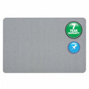 Quartet Push-Pin Bulletin Board, Fabric/Fiberboard, 36"H x 48"W, Light Blue - 7684BE