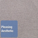 Quartet Push-Pin Bulletin Board, Fabric/Fiberboard, 36"H x 48"W, Gray - 7684G