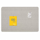 Quartet Push-Pin Bulletin Board, Fabric/Fiberboard, 36"H x 48"W, Gray - 7684G